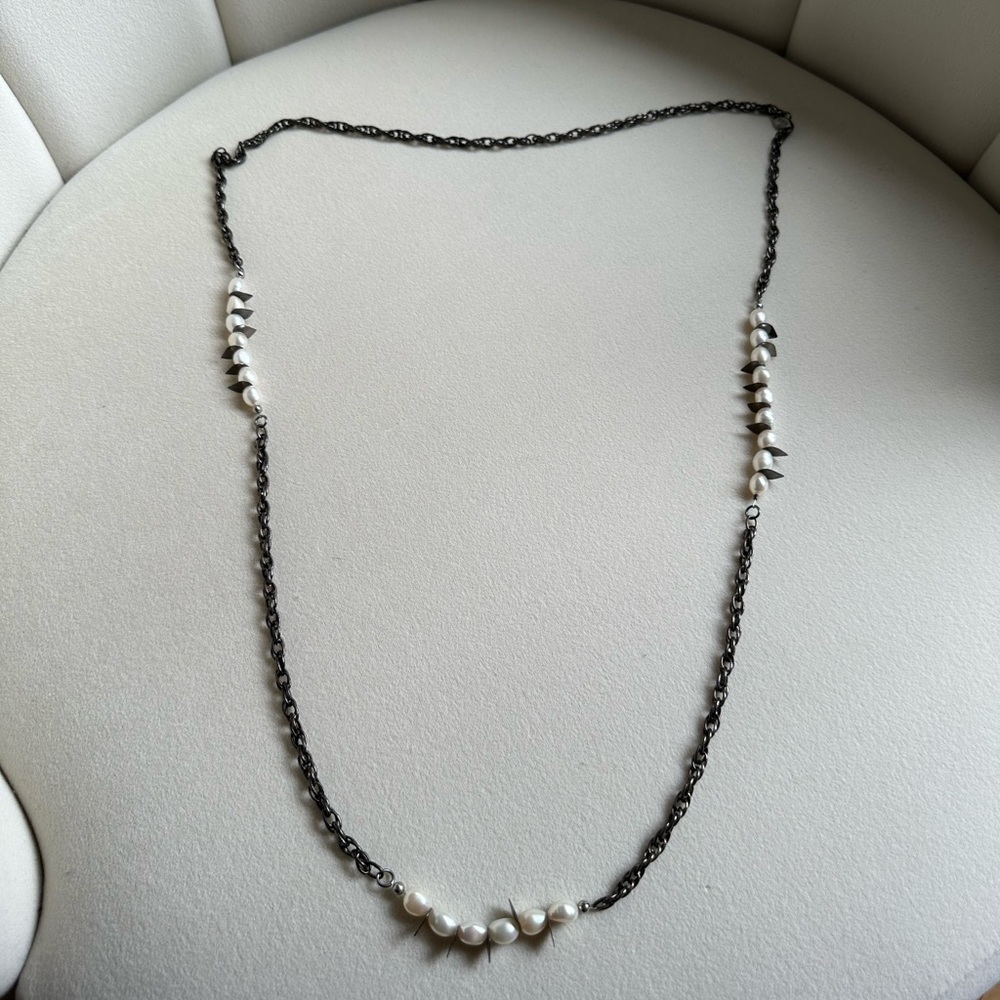 Gypsy05 Chain Pearl Necklace